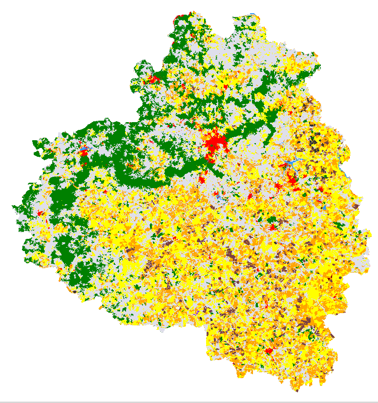 Crop Type Layer,
 Tula,
 June 2013