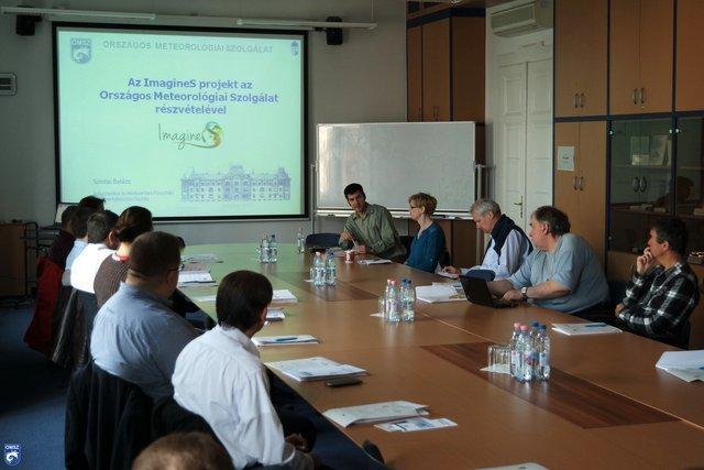 Picture of the User workshop hosted by OMSZ on 4th May in Budapest.